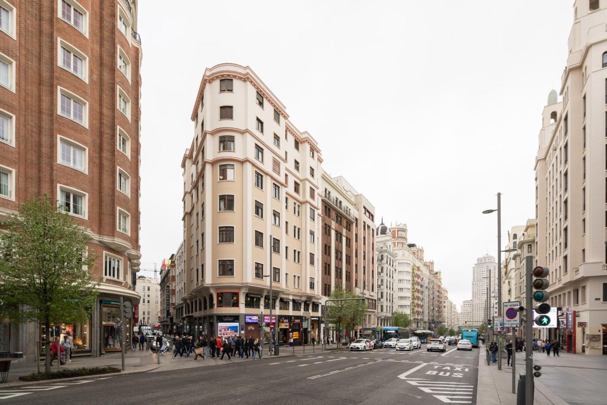 Apartament Apartamento Reformado De Lujo En Gran Via Madryt Zewnętrze zdjęcie